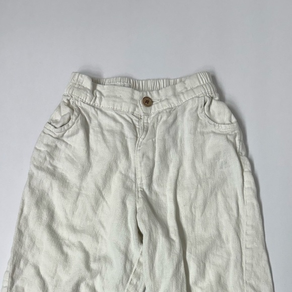 Zara Wide Leg Pant in Cream color - Picture 2 of 6